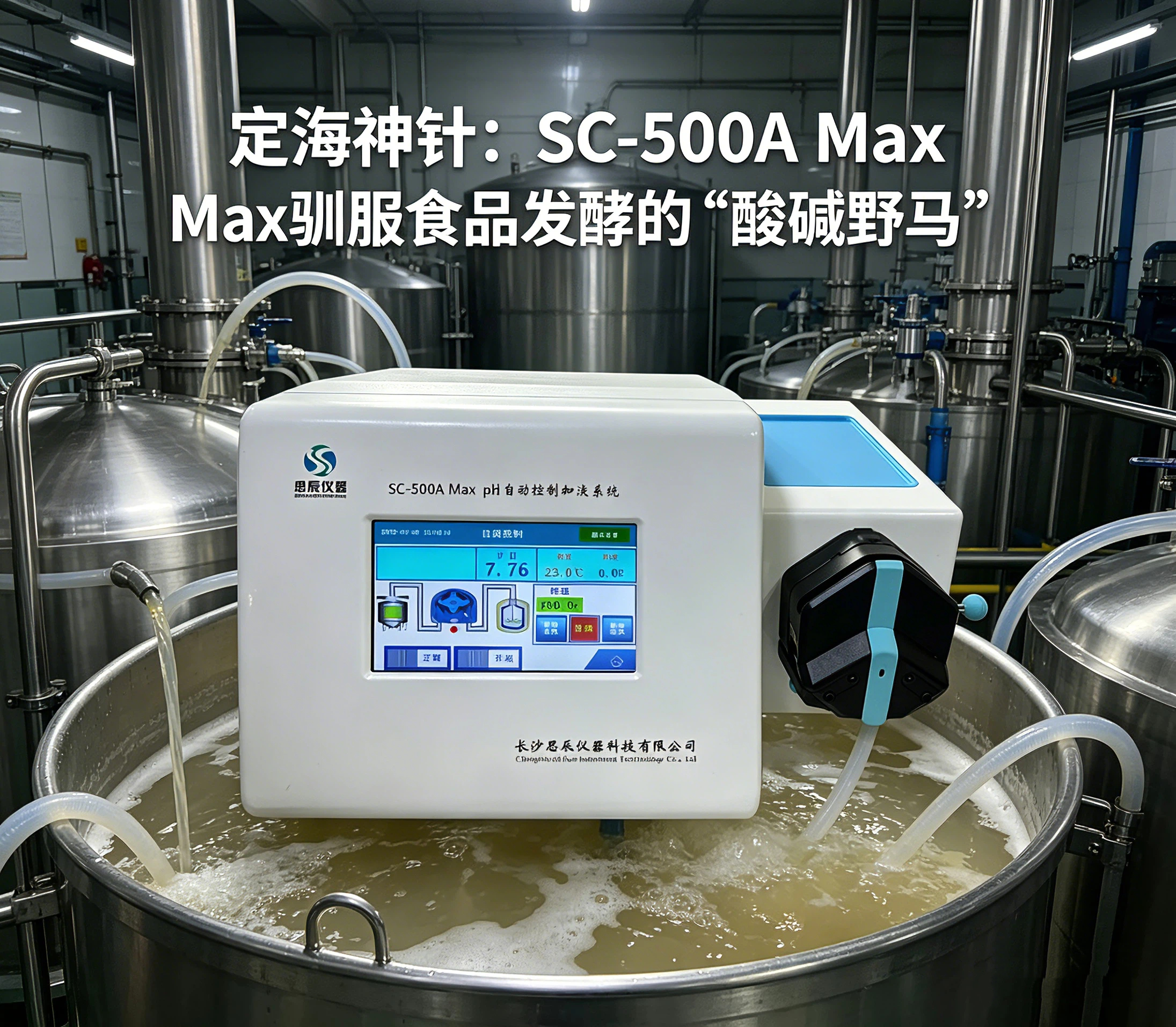 千升發(fā)酵罐里的&ldquo;定海神針&rdquo;：SC-500A Max如何馴服食品發(fā)酵的&ldquo;酸堿野馬&rdquo;？